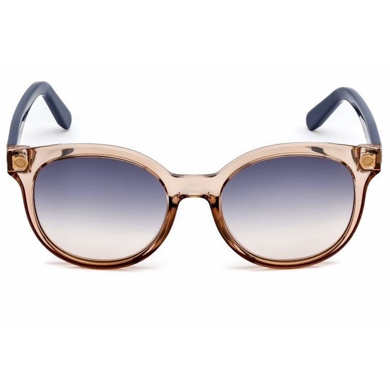 Salvatore Ferragamo Cream Round Sunglasses Salvatore Ferragamo Brown/Beige SF164S Round Sunglasses  main image 3