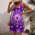 thumbnail image 2 of Summer Dress for Women,Dress for Women,Womens Summer Fashion Printing Pocket Sleeveless V-Neck Dress,Womens Summer Dress,Womens Summer Dress, 2 of 5