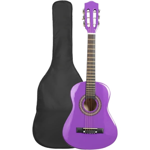 FASCK 30" Acoustic Guitar with Gig Bag for Beginner, Purple