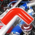 thumbnail image 2 of Unique Bargains 54mm 2.13" ID 90 Degree Elbow Silicone Reducer Hose Pipe Bend Turbo Water Intercooler Red, 2 of 6