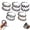 5 Colors 2PACK, variant on Wavy Crystal Headband Butterfly, Sparkling Glitter Wavy Headband with Teeth Clips for Daily Wear Party Wedding Style