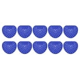 thumbnail image 1 of Desodorante de pantalla de urinario de 10 paquetes, pastillas de urinario de melocotón anti-salpicaduras, azules, 1 of 6
