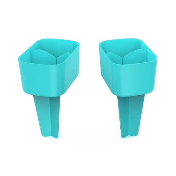 Luuzuu Sand Beach Cup Holder with Pocket Drink Cup Holders for Travel Multicolor 2 Pack Color GREEN/GREEN