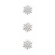 thumbnail image 5 of Kearding 12 piezas al aire libre portátil Navidad copo de nieve decoración sala de estar dormitorio decoración colgante fiesta banquete crema Blanco crema 3piezas Kearding CBP042882, 5 of 6