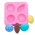 thumbnail image 2 of erfcxs Basketball Baseball Football Football Sports Modeling Silicone Fondant Cake Drop Adhesive Clay Decorative, 2 of 4