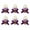 Purple, variant on ZPAQI 6pcs Delicate Candy Box with Elegant Decoration Gold Storage Gift Boxes