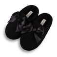 thumbnail image 5 of Jessica Simpson Girls Slip-On Clogs - Fuzzy Comfy Warm Memory Foam Sherpa Slippers with Satin Bow, 5 of 9