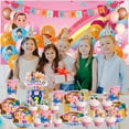 thumbnail image 4 of Ms Rachel Birthday Cups Party Supplies Decor Backdrop Paper Plates Fans Decorations Banner, 4 of 7