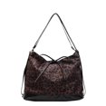 thumbnail image 5 of Bolso bandolera sencillo con doble hombro y estampado de leopardo, estilo universitario, de gran capacidad, con lazo para mujer, novedad de invierno de 2025, 5 of 5