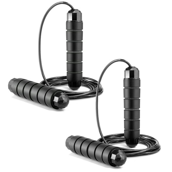 Cuerdas para saltar Altera KANDA C/ Mango Antideslizante De 3m Color Negro 2 Pz
