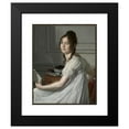 thumbnail image 2 of Louis Hersent 20x24 Black Modern Framed Museum Art Print Titled - Sophie Crouzet (C. 1801), 2 of 5