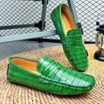 thumbnail image 4 of Men's Casual Loafers Slip On Leather Shoes Lightweight Driving Shoes Moccasins Classic Penny Loafer Flats Boat Shoes Big Size, 4 of 10