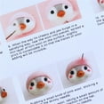 thumbnail image 3 of Kayannuo Christmas Toys Penguin Cute Pattern Handmade DIY Poke Wool Felts Material Production Package, 3 of 9