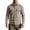 (NEW14)Khaki, variant on Men's Corduroy Trucker Jacket Retro Button Front Long Sleeve Coat Casual Loose Fit Shacket with Patch Pockets for Daily