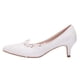 thumbnail image 3 of Wedding Party Shoes Pointy Lace High-heels for Bride Women Size 8 White Elegant Design 1 Pair, 3 of 3