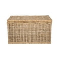 thumbnail image 6 of Kouboo Rattan Decorative Storage Trunk With Lid, Household Essentials, Wicker Chest With Lid For Storage And Organization, Natural, 6 of 13