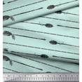 thumbnail image 2 of Soimoi Green Velvet Fabric Dash & Arrow Printed Craft Fabric by the Yard 58 Inch Wide, 2 of 3