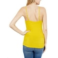 thumbnail image 3 of Women Cami Built-in Shelf Bra Adjstable Strap Camisole Tank Top (Junior Sizes), 3 of 4