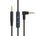 thumbnail image 2 of Cable de Extensión de Audio 3.5 Mm a 2.5 Mm Ángulo Derecho Negro Sunnimix, 2 of 8