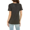 thumbnail image 2 of Josie Natori Womens Elements Dolman V-Neck Top,Anthrocite,Large, 2 of 2
