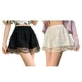 thumbnail image 7 of Slip Shorts for Women Under Dresses Anti Chafing Boyshorts Smooth Lace Trim Yoga Workout Shorts, 7 of 7