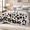 Cream/Navy, variant on DBOZE Luxury Heavy Floral Velvet Blanket, 2 Ply Reversible Faux Mink Raschel Fleece, Ultra Soft Silky Plush Warm Winter Blanket, Oversized King, Red Wine & Cream