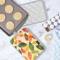 thumbnail image 5 of Yayeee Pot Holders Kitchen Heat Resistant with Pocket 7"x9.8" Cotton Oven Cooking Hot Pads, Green Retro Autumn Leaves, 5 of 7