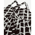 thumbnail image 4 of Moomaya Printed Cinched Waist Viscose Top, Sleeveless Tunic Top, 4 of 8