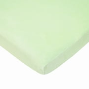 ***DISCONTINUED*** TL Care Heavenly Soft Chenille Bassinet Sheet, Celery
