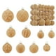 thumbnail image 3 of 46 bolas navideñas de terciopelo flocadas, adornos navideños de plástico, adornos colgantes decorativos para árbol de Navidad., 3 of 5