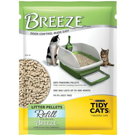 Tidy Cats Breeze Cat Litter Pellets, Refill 3.5 lb (Pack of