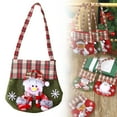 thumbnail image 1 of WHEANG Portable Santa Christmas Doll Bags 3D Design Fabric For Wrapping Xmas Bags, 1 of 5