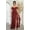 BURGUNDY, variant on May Queen MQ2063 Juniors Womens Ruched Glitter Mother of the Bride Slit Gown