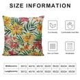 thumbnail image 5 of GOSMITH Pillow Case Painting Tropical Palm Tree Artwork California Pattern Jungle Travel Forest Hawaii Nature Modern Toss Soft Square Throw Cushion Cover for Couch Bed Lving Room, 5 of 5
