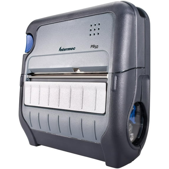 Restored Intermec PB50B Rugged 4″ Mobile Label Printer – USB/Serial, 4 IPS, Fingerprint Firmware, Linerless, WLAN-FCC (PB50B22804100) (Refurbished)