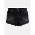 thumbnail image 5 of Madden NYC Women’s Frayed Denim Shorts, Sizes 00-18, 5 of 5