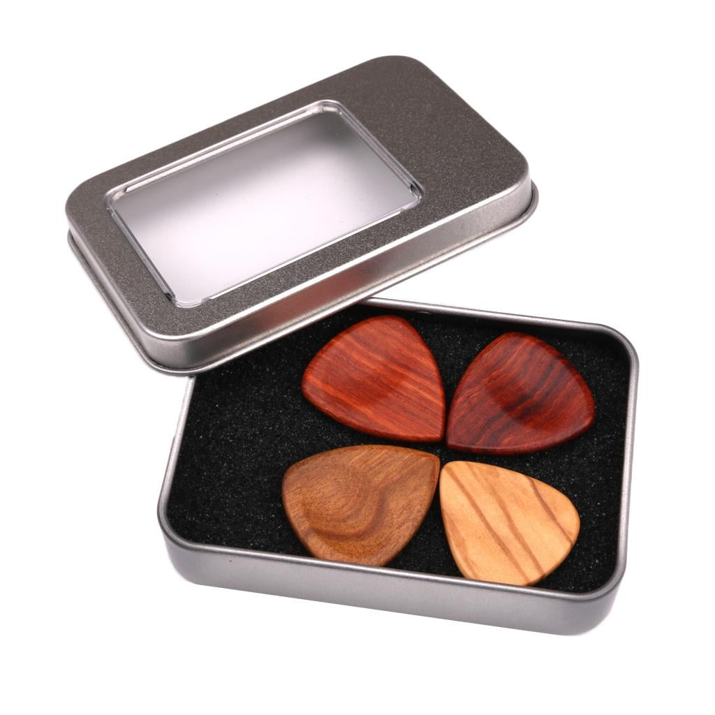 LeeQinersw 12-piece Multi-colored Pick Picks with Storage Box for Guitar / Bass / Ukulele