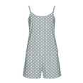 thumbnail image 5 of Miqool Pajama Sets for Women 2 Piece Sleeveless Cami Tops and Shorts Lounge Set Soft Sleepwear Cute Printed Pj Outfits, 5 of 7