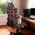 thumbnail image 2 of Uorisanigo Ladybug Gaming Chair Covers for Women Removable Game Chair Slipcovers with 2 Armrest Covers Stretchable Rotating Chair Cover for Office Gift for Friends, 2 of 8