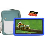 LINSAY 7" Kids tablets 2GB RAM 32GB Android 12 WiFi Tablet for kids, Camera, Apps, Games, Learning Tab for Children with Blue Kid proof Defender Case, Carry out Bag, and 128GB Micro SD Card
