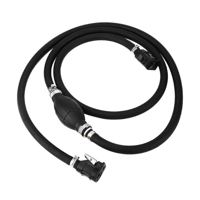 TAPDRA Black Fuel Line Assembly Oil Resistant Corrosion Proof For Mariner Johnson Boats RVs Tractors Caravans Applications