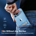 thumbnail image 2 of TORRAS MoonClimber Series for iPhone 13 Pro Case, [3-Way Stand] [6X Military Drop Shockproof], Clear, 2 of 7