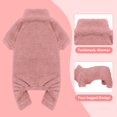 thumbnail image 4 of Pijama para perro Stipiatue Fuzzy, cuello alto, cálido y acogedor para perros de tamaño mediano, 4 of 7