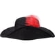 thumbnail image 1 of Sombrero pirata decorativo para fiesta de carnaval, sombrero de plumas para cosplay para niños, accesorio de decoración de carnaval, 1 of 5