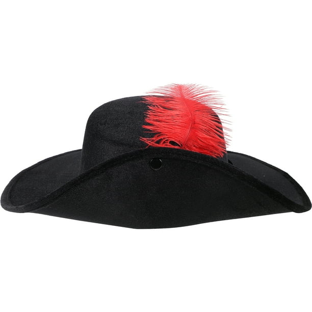 GOOHOCHY Sombrero decorativo de carnaval, fiesta, cosplay, sombrero pirata, adorno decorativo para sombrero de actuación.