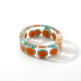 thumbnail image 2 of XZNGL Cute Acrylic Resin Rings Colorful Summer Knuckle Transparent Rings, 2 of 9