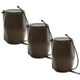 thumbnail image 1 of FCMP Outdoor 50-Gallon BPA Free Home Rain Water Barrel, Brown (3 Pack), 1 of 10