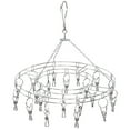 thumbnail image 4 of Tendedero de ropa, estante para calcetines con 20 clips, colgador de ropa, estante para calcetines de acero inoxidable, diseño de última generación, 4 of 8