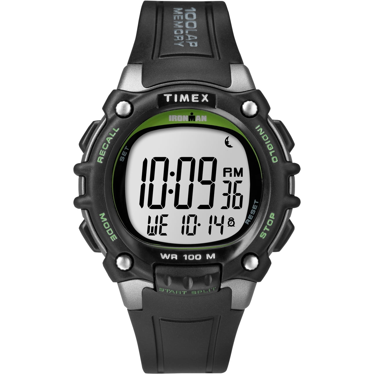 Timex Men's Expedition Digital CAT 41mm Watch – Green & Black Case 