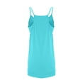 thumbnail image 5 of FRSASU Women's Summer Athletic Mini Dress Casual Sleeveless Built in Shapewear Romper Short Sundress Tennis Workout Outfits Sky Blue, 5 of 5